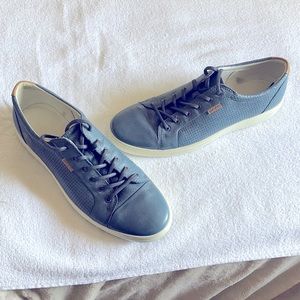 Ecco soft 7 blue leather shoes size 15